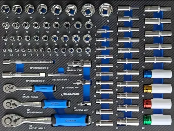 Servante d’atelier Barracuda Nardo Gray 7 tiroirs outillés