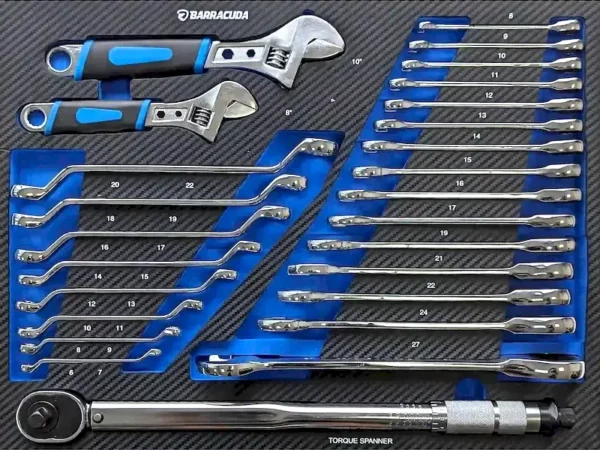 Servante d’atelier Barracuda Nardo Gray 7 tiroirs outillés